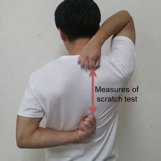 back scratch test procedure.